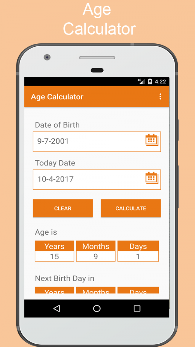 Age Calculator App for Android New Android Utilities App
